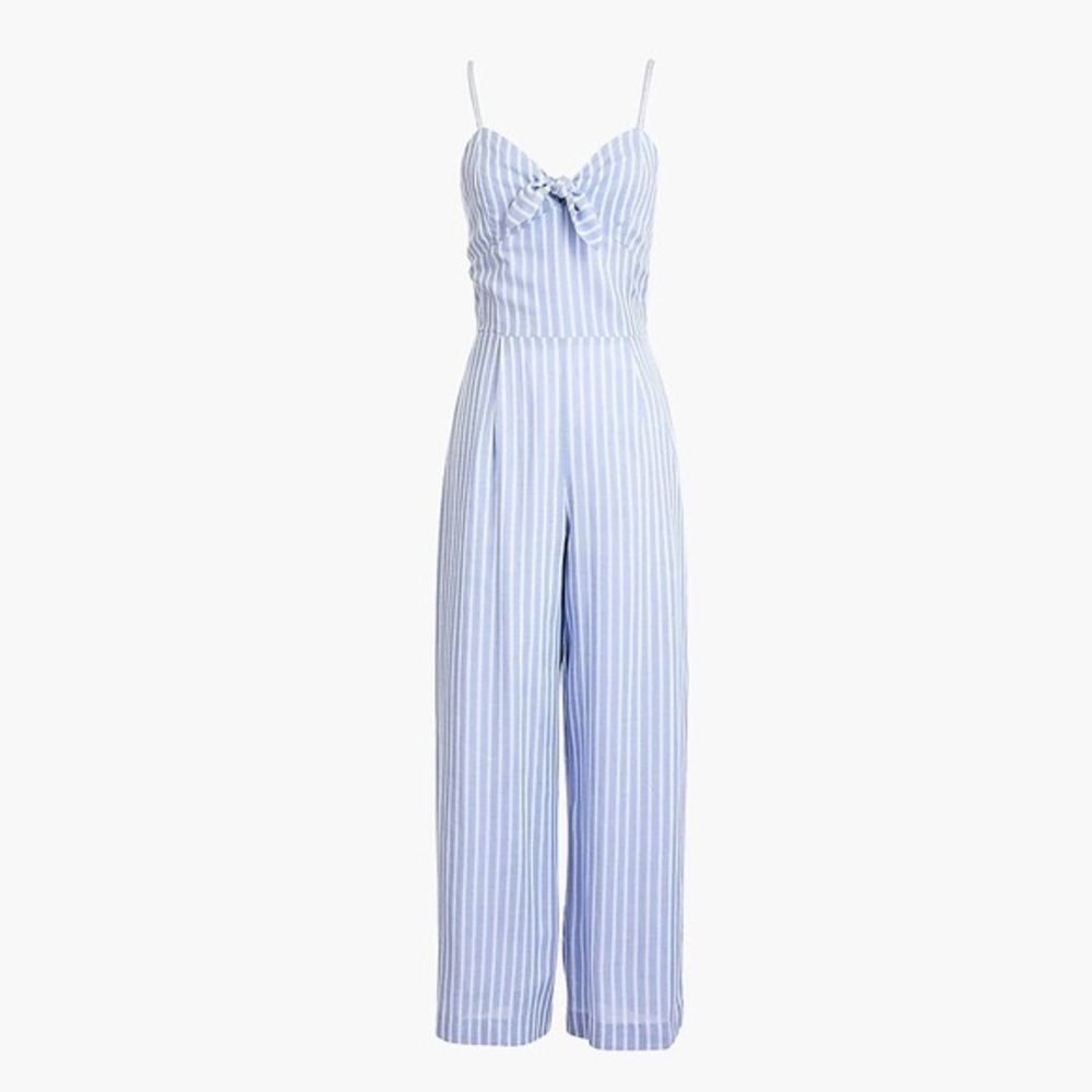 NWT JCrew TIE-FRONT JUMPSUIT